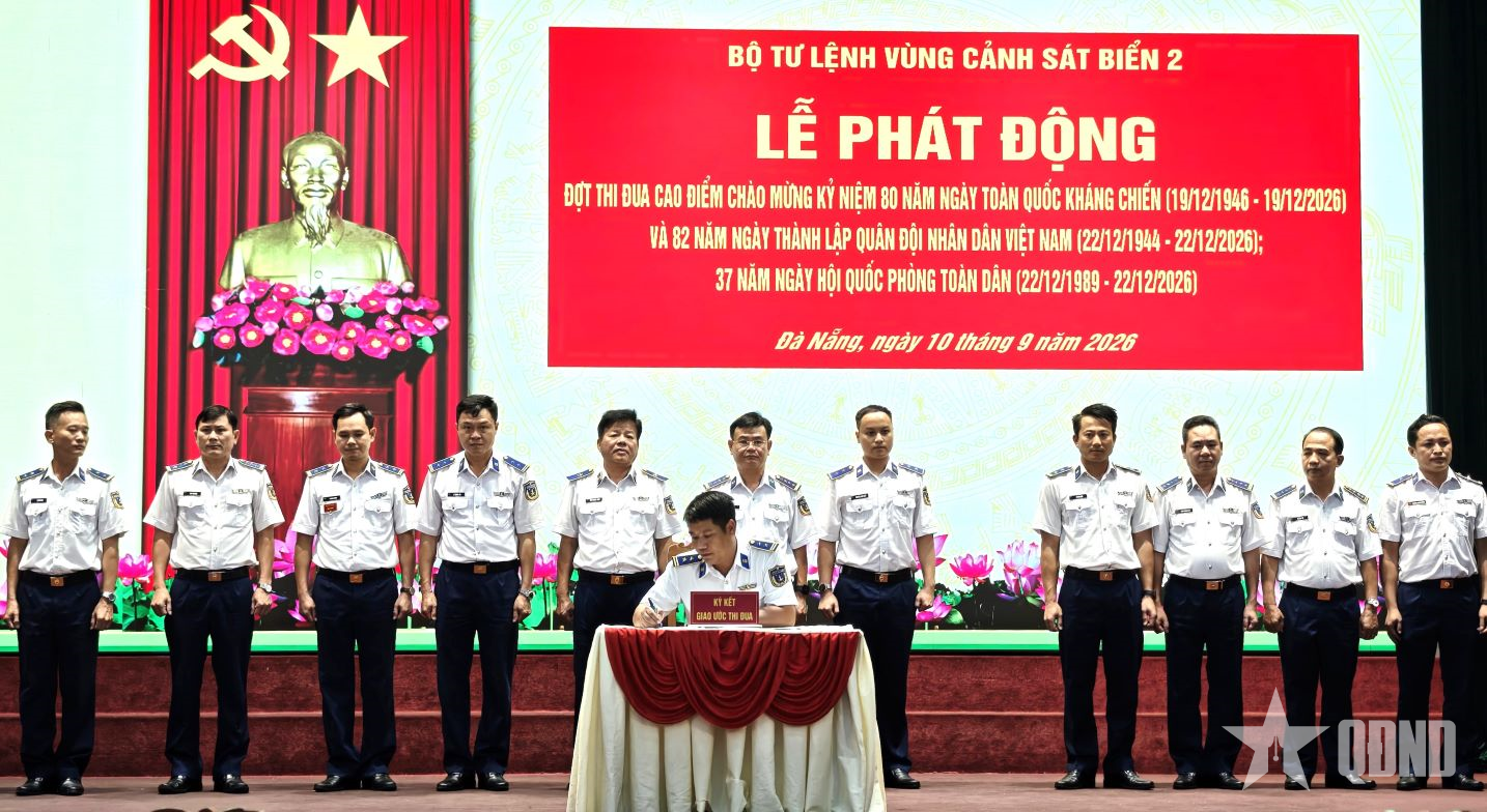 Vùng Cảnh sát biển 2 phát động thi đua cao điểm “80 ngày Thi đua Quyết thắng - Viết tiếp bản hùng ca”